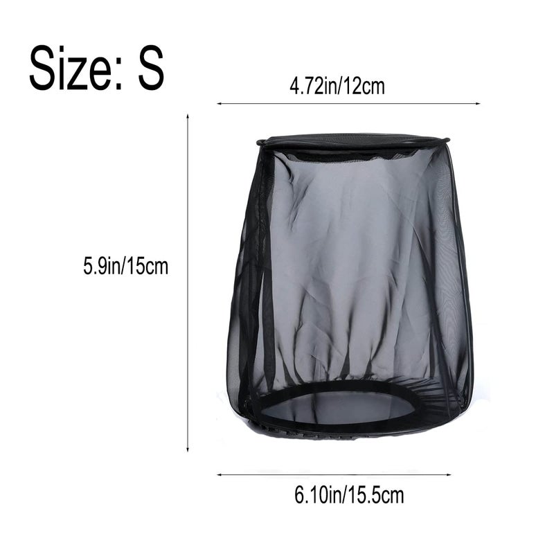 TCMI Air Filter Cover for Car Cold Air Intake Filter Cover Wrap Dustproof  Air Intake Filter Sock Cover for Harley Touring  Universal for High Flow Air Intake Filters (S) - Image 4
